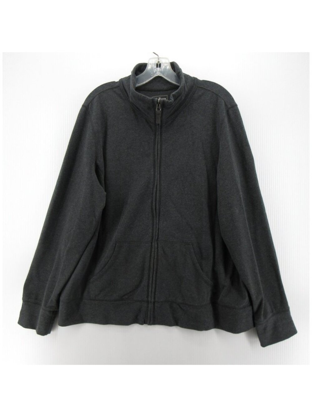 LL Bean Sweatshirt XL Full Zip Stretch Mock Neck Minimalist Classic